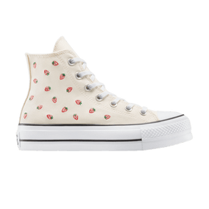 Converse Wmns Chuck Taylor All Star Lift Platform High 'Embroidered Strawberries'