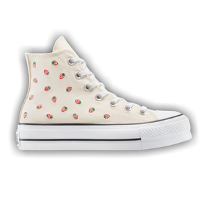 Converse Wmns Chuck Taylor All Star Lift Platform High 'Embroidered Strawberries'