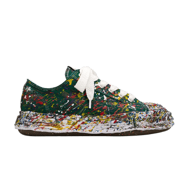 Maison Mihara Yasuhiro Peterson 23 OG Sole Sputtering Paint Canvas Low 'Green'