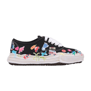 Maison Mihara Yasuhiro Baker OG Sole Sticker Printed Canvas Low 'Black'
