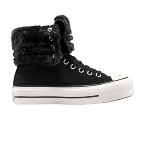 Converse Wmns All Star Fold Over Lift Hi 'Black'