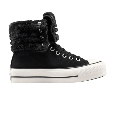 Converse Wmns All Star Fold Over Lift Hi 'Black'