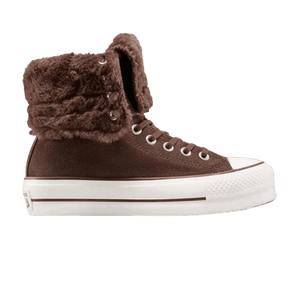 Converse Wmns All Star Fold Over Lift Hi 'Totally Fudged'