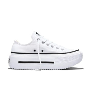 Converse Chuck Taylor All Star Lift Double Stack Low 'White Black'