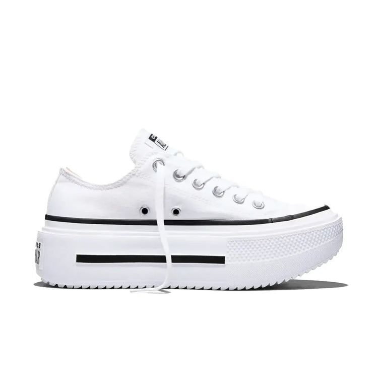 Converse Chuck Taylor All Star Lift Double Stack Low 'White Black'