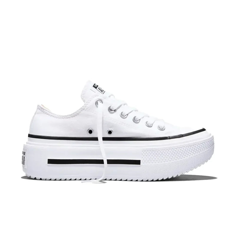 Converse Chuck Taylor All Star Lift Double Stack Low 'White Black'