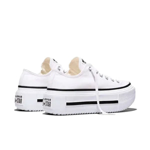 Converse Chuck Taylor All Star Lift Double Stack Low 'White Black'