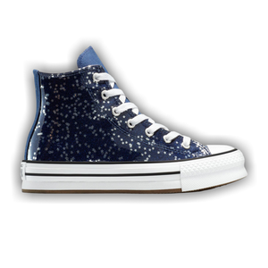 Converse Chuck Taylor All Star EVA Lift Platform High GS 'Navy Star Glitter'