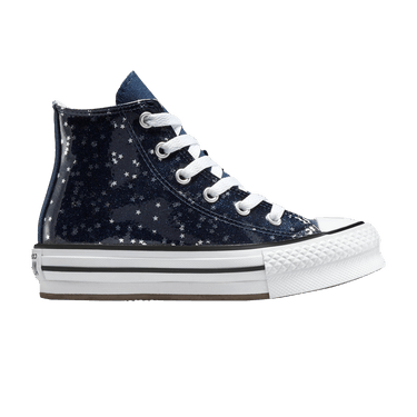 Converse Chuck Taylor All Star EVA Lift Platform High PS 'Navy Star Glitter'