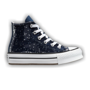Converse Chuck Taylor All Star EVA Lift Platform High PS 'Navy Star Glitter'