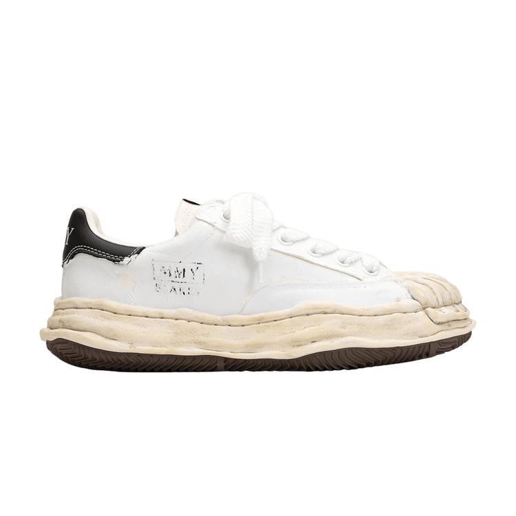 Maison Mihara Yasuhiro Blakey OG Sole Film Attached Canvas Low 'White' A15FW727 WHT