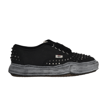 Maison Mihara Yasuhiro Baker OG Studded Paint Canvas Low 'Black'
