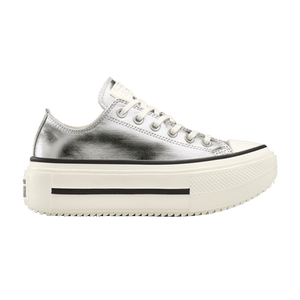 Converse Chuck Taylor All Star Lift Double Stack 'Silver Egret Black'