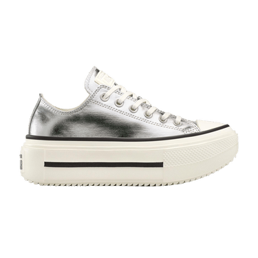 Converse Chuck Taylor All Star Lift Double Stack 'Silver Egret Black'