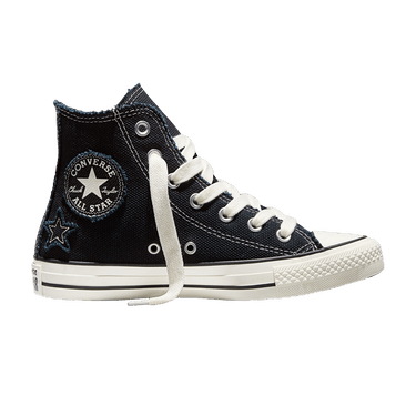Converse Chuck Taylor All Star Distressed Stars 'Black Egret'