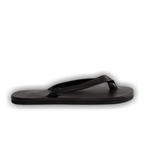 Auralee Soft Leather Flip-Flop 'Black'