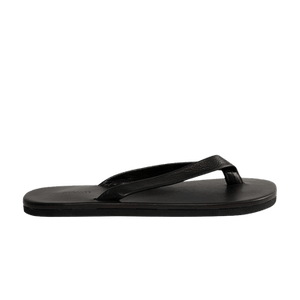 Auralee Soft Leather Flip-Flop 'Black'