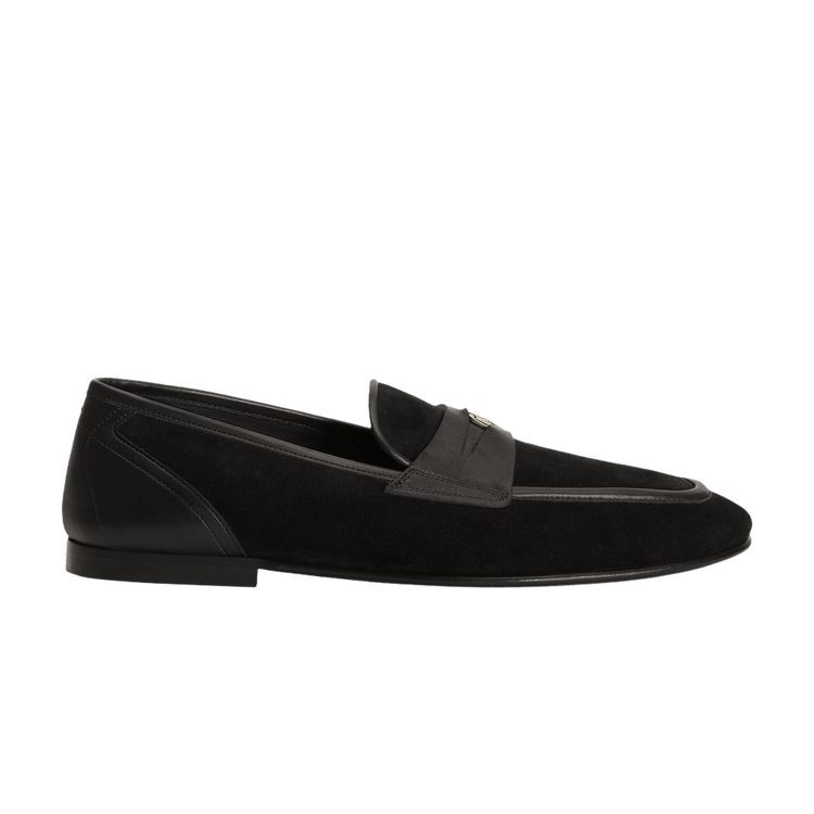 Dolce & Gabbana Split Calfskin Slipper 'Black' A50741 A0084 8B956