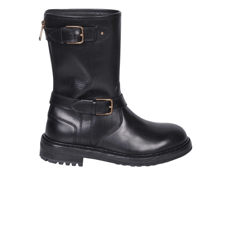 Dolce & Gabbana Biker Boots 'Black' A70032 AO018 80999