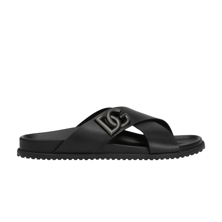 Dolce & Gabbana Calfskin Sandal 'Black' A80525 A9Q67 80999