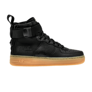 Nike Wmns SF Air Force 1 Mid 'Black Gum'