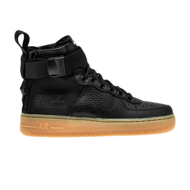 Nike Wmns SF Air Force 1 Mid 'Black Gum'