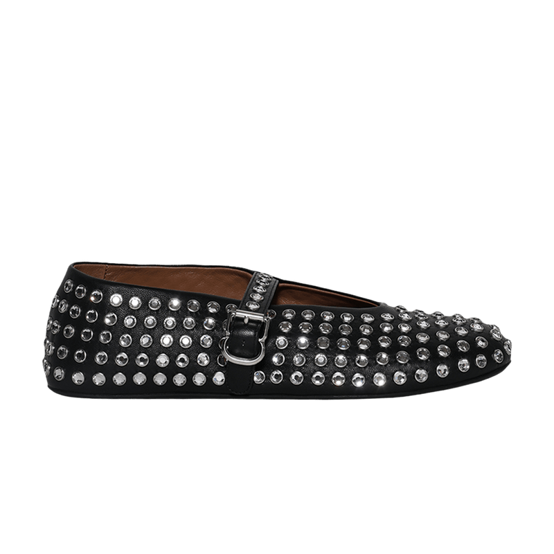 Alaïa Wmns Rhinestone Ballet Flat 'Black' AA3A029CK116 999