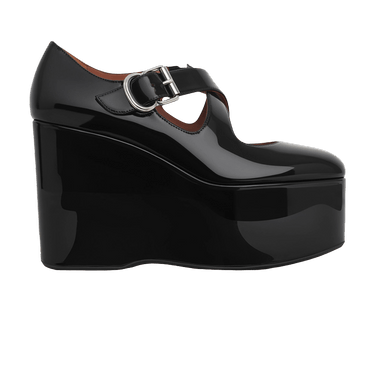Alaïa Wmns Criss Cross Wedge 'Patent Black'
