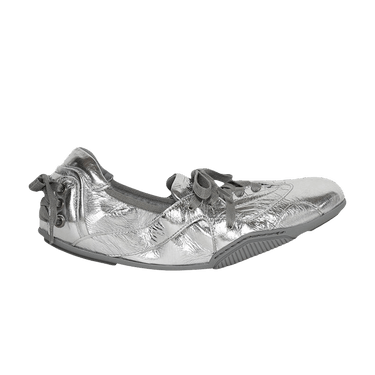 Acne Studios Wmns Lace Up Ballet Flat 'Silver'