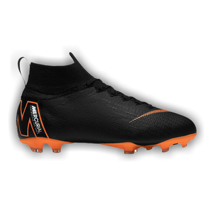 Nike Mercurial Superfly 6 Elite FG GS 'Black Total Orange'