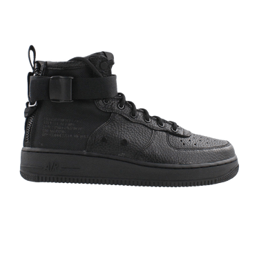 Nike SF Air Force 1 Mid GS 'Triple Black'