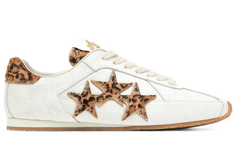 AMIRI Pacific Flat Leopard Alabaster White (Women's) AWSNSN1032-271