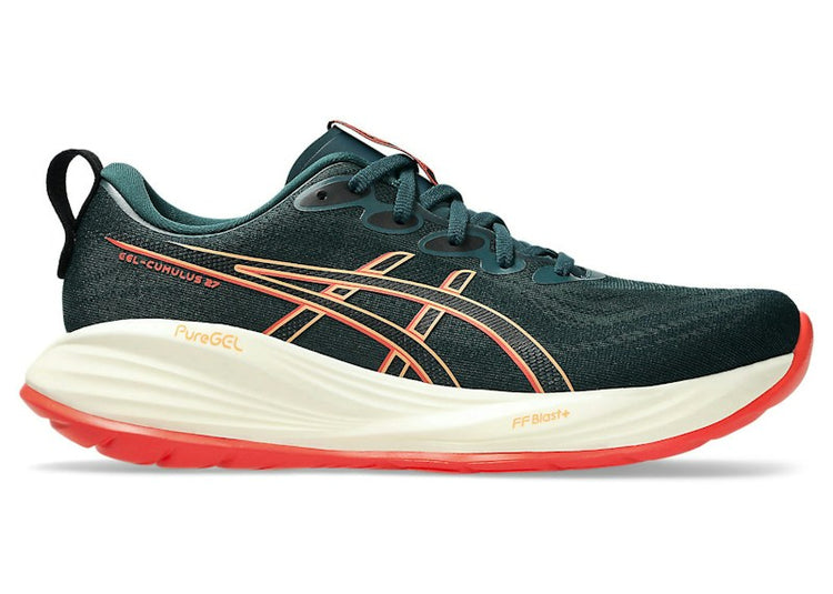 ASICS Gel-Cumulus 27 Saxon Green Coral Reef 1011B960-301