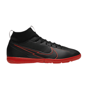 Nike Mercurial Superfly 7 Academy IC GS 'Black Chile Red'