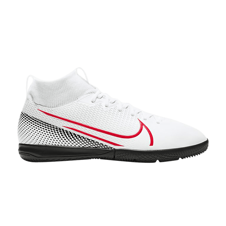 Nike Mercurial Superfly 7 Academy IC GS 'White Crimson' AT8135 160