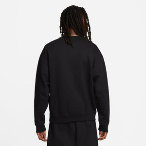 Nike Solo Swoosh Fleece Crewneck 'Black'