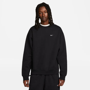 Nike Solo Swoosh Fleece Crewneck 'Black'