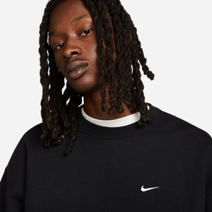 Nike Solo Swoosh Fleece Crewneck 'Black'