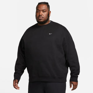 Nike Solo Swoosh Fleece Crewneck 'Black'