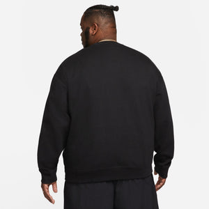 Nike Solo Swoosh Fleece Crewneck 'Black'