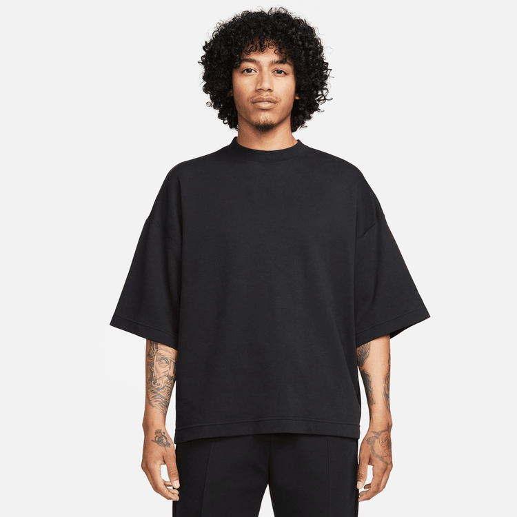 Nike Tech Fleece Short-Sleeve Top 'Black'