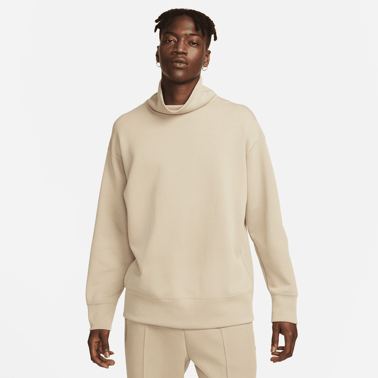 Nike Sportswear Tech Fleece Reimagined Oversized Turtleneck Sweatshirt 'Khaki'
