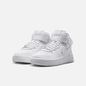 Nike Air Force 1 Mid EasyOn SE GS 'Triple White'