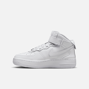 Nike Air Force 1 Mid EasyOn SE GS 'Triple White'