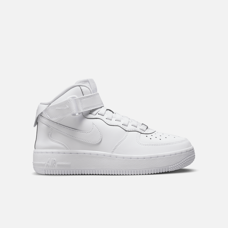 Nike Air Force 1 Mid EasyOn SE GS 'Triple White'
