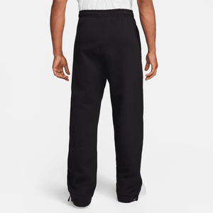 Nike Solo Swoosh Wide Fleece Pant 'Black'