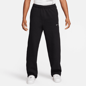Nike Solo Swoosh Wide Fleece Pant 'Black'