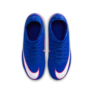 Nike Jr. Mercurial Superfly 10 High MG GS 'Racer Blue'