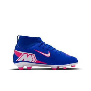Nike Jr. Mercurial Superfly 10 High MG GS 'Racer Blue'
