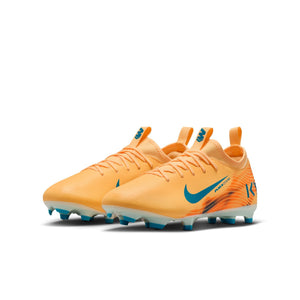 Kylian Mbappé x Nike Jr. Mercurial Vapor 16 Academy GS 'Melon Tint/Igloo/Neo Turquoise'